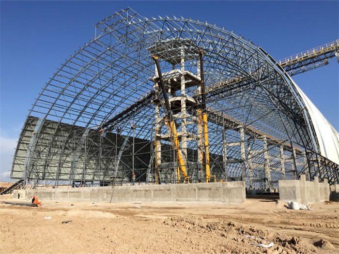 邛崃煤机油桶翘工程网架